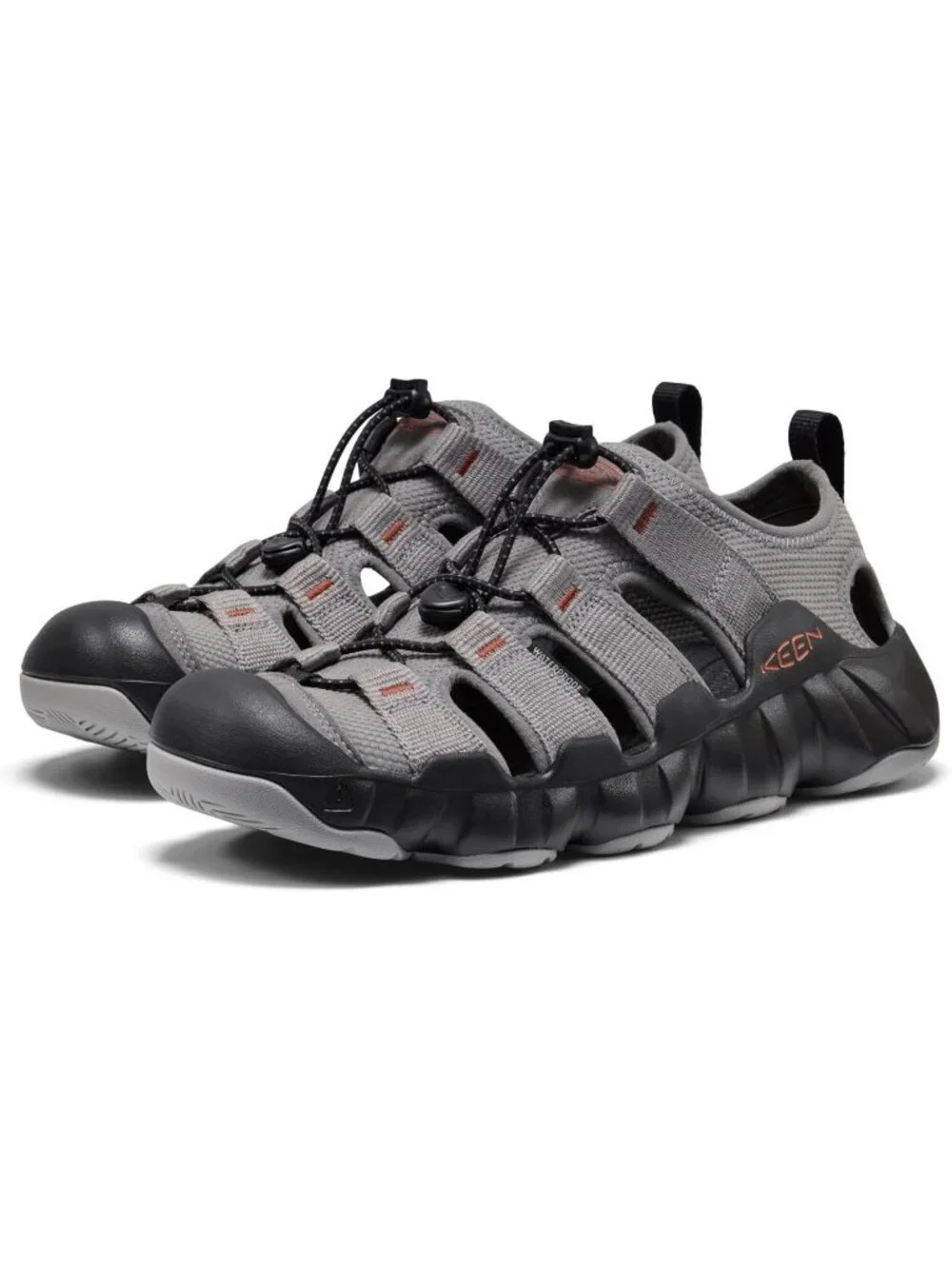 Men's Steel Grey Hyper port Closed Toe Breathable Comfortable Sandal Shoes